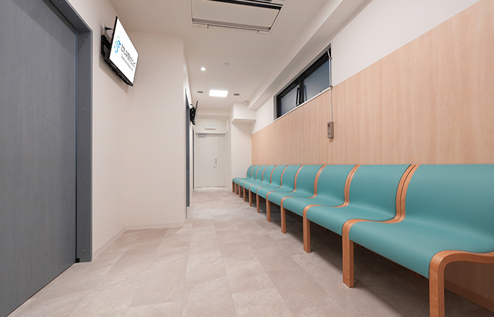 待ち時間が少なく、スムーズに検査が受けられます